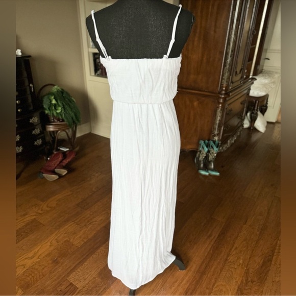 IZ Beyer White Ruffle Maxi Dress - Picture 2 of 10
